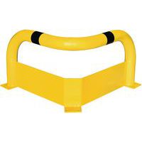 Yellow/Black Outdoor Hoop Barrier Corner & Under Run - Heavy Duty