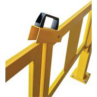 Yellow Safety Barrier Gate Latch Accessory - Indoor use - BLACK BULL