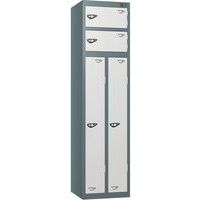 Carbon Zero 2-Person Storage Locker - 1800x450x450mm - Cam Lock - Pure