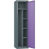 Carbon Zero Uniform/Janitor/Workwear Locker - 1800x450x450mm - Pure