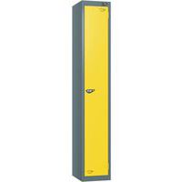 Pure 1-Door Carbon Zero Storage Locker - Cam Locks - 1800x300x380mm