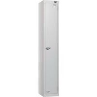 Pure 1-Door Carbon Zero Storage Locker - Cam Locks - 1800x300x450mm