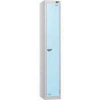 Pure 1-Door Carbon Zero Storage Locker - Cam Locks - 1800x380x450mm