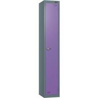 Pure 1-Door Carbon Zero Storage Locker - Cam Locks - 1800x450x450mm