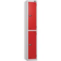 Pure 2-Door Carbon Zero Storage Locker - Cam Locks - 1800x300x450mm