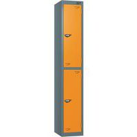 Pure 2-Door Carbon Zero Storage Locker - Cam Locks - 1800x450x450mm
