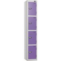 Pure 4-Door Carbon Zero Storage Locker - Cam Locks - 1800x300x300mm