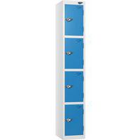 Pure 4-Door Carbon Zero Storage Locker - Hasp Locks - 1800x380x380mm