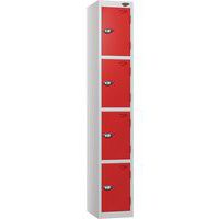 Pure 4-Door Carbon Zero Storage Locker - Cam Locks - 1800x450x450mm