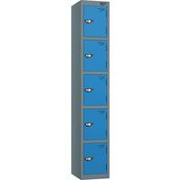 Pure 5-Door Carbon Zero Storage Locker - Cam Locks - 1800x300x300mm