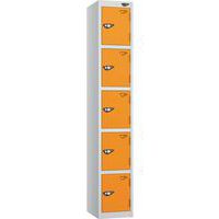 Pure 5-Door Carbon Zero Storage Locker - Cam Locks - 1800x380x380mm