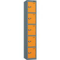 Pure 5-Door Carbon Zero Storage Locker - Cam Locks - 1800x450x450mm
