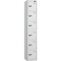 Pure 6-Door Carbon Zero Storage Locker - Cam Locks - 1800x300x300mm