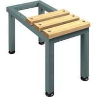 Grey 400mm High Locker Stand W/Bench Accessory - Pure