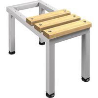 Silver 400mm High Locker Stand W/Bench Accessory - Pure