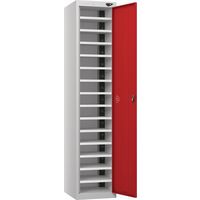 Powered Laptop Charging Locker - 1 Door 15 Tiers & 2-USBs - Pure Power