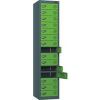 Powered Laptop Charging Locker With 15 Doors & 2-USBs - Pure Power