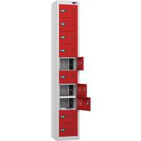 Powered Tablet Charging Locker With 10 Doors & 2-USBs - Pure Power