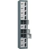 Powered Tablet Charging Locker - 10 Vision Door & 2-USBs - Pure Power