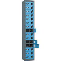 Powered Tablet Charging Locker - 15 Vision Door & 2-USBs - Pure Power
