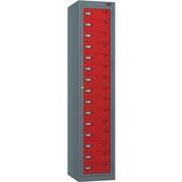 Carbon Zero 15-Door Garment/PPE Collection Metal Storage Lockers -Pure