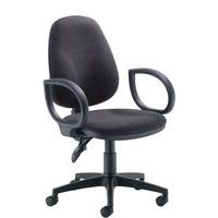 Deluxe Operator Chair - Fixed Arms & Adjustable High Back - Concept