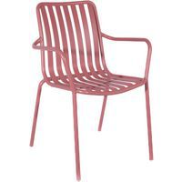 Elegant Garden/Park Armchair - Aluminium Slatted Café/Outdoor - Breeze
