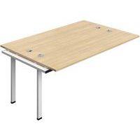 2-Person Bench Extension Accessory & Cable Ports - 1800x700mm -Synergy
