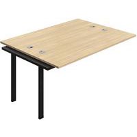 2-Person Bench Extension Accessory & Cable Ports - 1600x700mm -Synergy