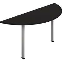 Curved D-End Bench Accessory With Goal Post Legs - 1600x600mm -Synergy