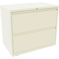 Bisley Essentials 2-3 Drawer Side Lateral Filer Cabinet - White/Grey