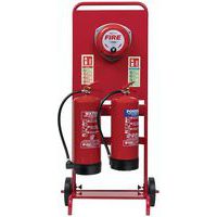 Firechief Worksite Kit - x2 Trolleys x3 Extinguishers & Manual Alarm