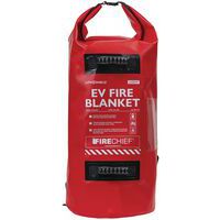 Firechief Light EV Electrical Vehicle Fire Blanket - 5x5m - LithShield