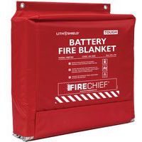 Firechief Tough Lithium Battery Fire Blanket - 3 x 3m - LithShield