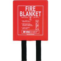 Firechief Fire Smothering Blanket - 1.2.1.2m or 1.2x1.8m - Rigid Case