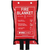 Firechief Fire Smothering Blanket - 1.2.x1.2m or 1.2x1.8m - Soft Case