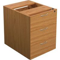 Deep 3-Drawer Pedestal - Under Bench Filing Cabinet Accessory