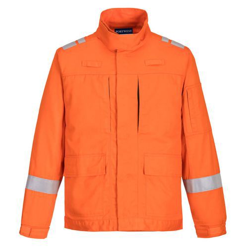 Flame Resistant Lightweight Work Jacket - Blue Or Orange - Portwest UK
