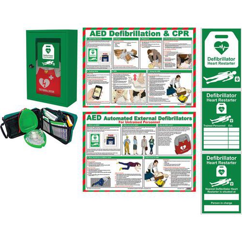 Automated External Defibrillator FRED PA-1 With Cabinet - Schiller
