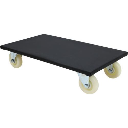 Wheeled Dolly Trolley - 300 & 500kg - Non Slip Covering - Manutan Expert