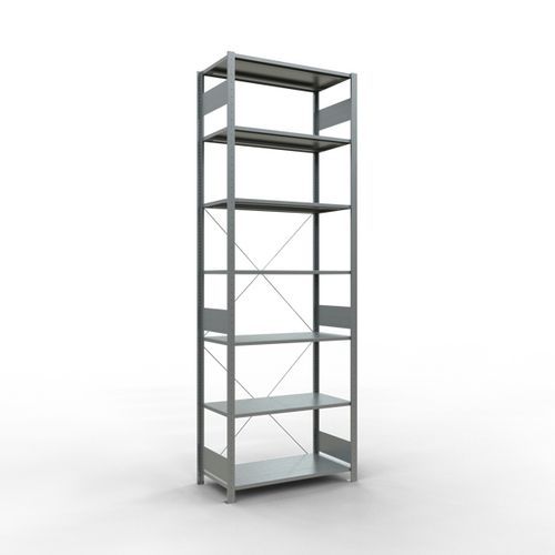 Lightweight Easy-Fix shelving - Zinc-plated finish - Schulte