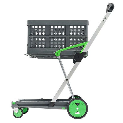 2 Shelf Folding Box Trolley - 60kg 2 Shelf Folding Box Trolley - 60kg