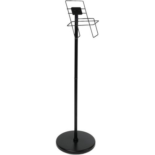 Steel Leaflet And Brochure Stand - A4 Holder - Round Base - Manutan Expert