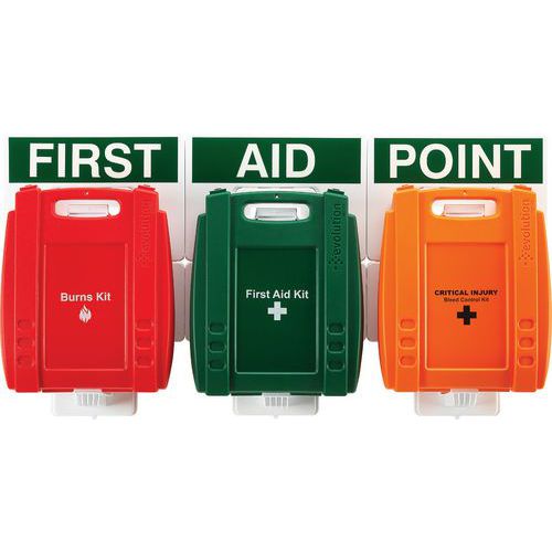 British Standard Burns First Aid & Bleed Control Point Kit - Evolution