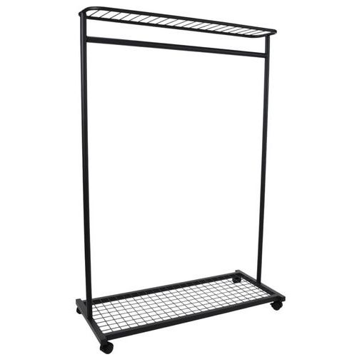 Mobile Coat Rack - Metal Garment Rails - 110cm Wide - Manutan Expert