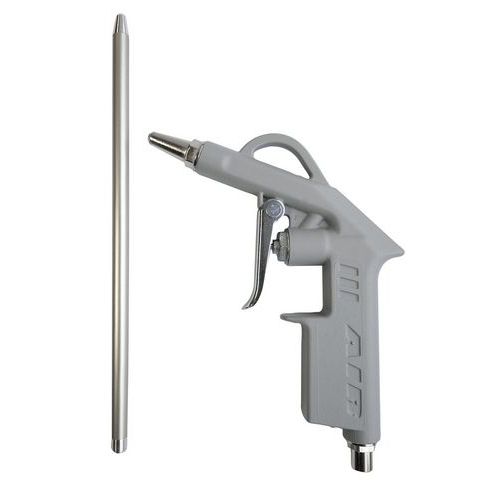 Aluminium blow gun long + short shaft