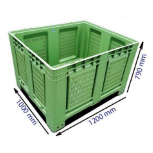 Big-Box with Perforated Walls - 3 Forklift Skids