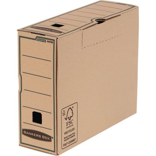 Box File - 100mm A4 Transfer File - Fellowes Bankers Box