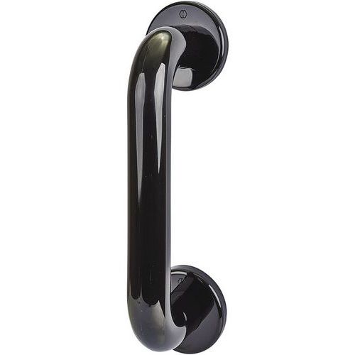 Altro 220x34mm Straight Pull Handle - Concealed Fixing - Black (Ebony)