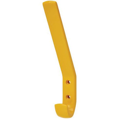 Colour Coated Hook - Hat & Coat - Golden Yellow